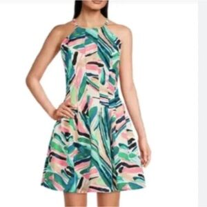 Vince Camuto Tropical Halter Dress 4